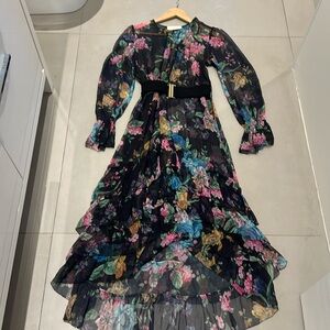 Zimmerman silk floral max dress size 0 USA 4